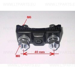 SVORKOVNICE K ELEKTRICKÉMU MOTORA, TERMINAL BLOCK, VZDÁLENOST SKRUTKAŮ 40MM, M8