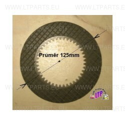 CLUTCH DISC (POWER-SHIFT TRANSMISSION), KOMATSU, MODEL-FG20-11